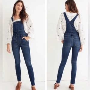 Madewell skinny overalls